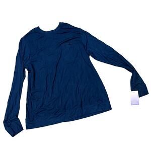 Stars Above Beautifully Soft Women's Long Sleeve Navy Blue T-Shirt - XS - NWT
